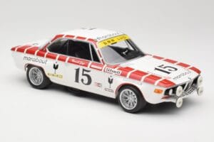 BMW 2800 CS E9 #15 Team Marabout Gaye / S. Braillard 24 Hours of Spa 1972 Minichamps 1:18 155722715 Metal — billede 4 af 6