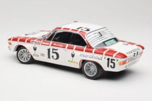 BMW 2800 CS E9 #15 Team Marabout Gaye / S. Braillard 24 Hours of Spa 1972 Minichamps 1:18 155722715 Metal — billede 5 af 6