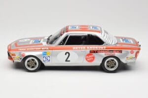 BMW 2800 CS E9 #2 Team Schnitzer J. Fitzpatrick / H. Heyer Winners Grand Prix Touring Cars Nurburgring 1972 Minichamps 1:18 1 — billede 3 af 6