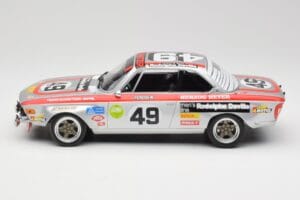 BMW 2800 CS E9 #49 Team Schnitzer G. Herzog / H. Heyer 24 Hours of Spa 1972 Minichamps 1:18 155722749 Metal — billede 3 af 6