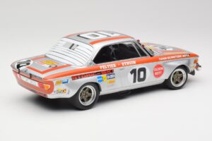 BMW 2800 CS Team Schnitzer #10 J. Fitzpatrick / J. Peltier Spa 1972 Minichamps 1:18 155722710 Metal — billede 2 af 6