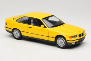BMW 3 Series E36 Coupe Gul UT Models 1:18 180023320 Metal — billede 6 af 8