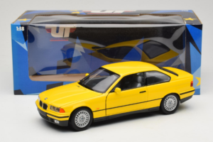BMW 3 Series E36 Coupe Gul UT Models 1:18 180023320 Metal — billede 8 af 8