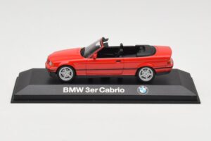 BMW 3 Series E30 Cabriolet Rød Minichamps 1:43 80429421500 Metal