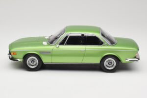 BMW 3.0 CSi E9 Green Metallic Minichamps 1:18 155028034 Metal — billede 3 af 6