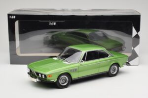BMW 3.0 CSi E9 Green Metallic Minichamps 1:18 155028034 Metal — billede 6 af 6