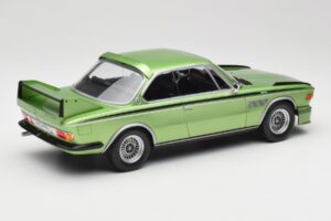 BMW 3.0 CSL E9 Green Metallic Minichamps 1:18 155028132 Metal — billede 2 af 6