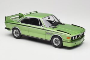 BMW 3.0 CSL E9 Green Metallic Minichamps 1:18 155028132 Metal — billede 4 af 6