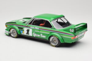 BMW 3.0 CSL E9 #1 Alpina G. Nilsson / D. Quester Winners Nürburgring 1977 Minichamps 1:18 155772501 Metal — billede 5 af 6