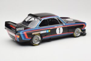 BMW 3.0 CSL E9 #1 BMW Motorsport H-J. Stuck Winner Norisring Trophy 1974 Minichamps 1:18 155742691 Metal — billede 2 af 6
