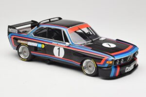 BMW 3.0 CSL E9 #1 BMW Motorsport H-J. Stuck Winner Norisring Trophy 1974 Minichamps 1:18 155742691 Metal — billede 4 af 6