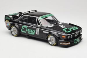 BMW 3.0 CSL E9 #1 F. Grano / P. Xhenceval GP Brno 1978 Minichamps 1:18 155782501 Metal — billede 4 af 6