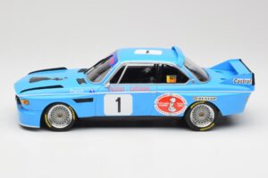 BMW 3.0 CSL E9 #1 Precision Liegeoise J. Peltier / C. Lafosse Winners 4 Hours Monza 1974 Minichamps 1:18 155742681 Metal — billede 5 af 6