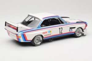 BMW 3.0 CSL E9 #12 BMW Motorsport C. Amon / H-J. Stuck Winners 6 Hours Nurburgring 1973 Minichamps 1:18 155732612 Metal — billede 2 af 6