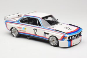BMW 3.0 CSL E9 #12 BMW Motorsport C. Amon / H-J. Stuck Winners 6 Hours Nurburgring 1973 Minichamps 1:18 155732612 Metal — billede 4 af 6