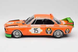 BMW 3.0 CSL E9 #15 Jägermeister Racing N. Lauda / G. Joisten 6 Hours Nurburgring 1973 Minichamps 1:18 155732615 Metal — billede 3 af 6