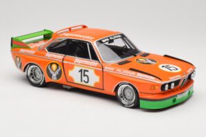 BMW 3.0 CSL E9 #15 Jägermeister Racing N. Lauda / G. Joisten 6 Hours Nurburgring 1973 Minichamps 1:18 155732615 Metal — billede 4 af 6