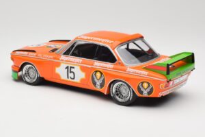 BMW 3.0 CSL E9 #15 Jägermeister Racing N. Lauda / G. Joisten 6 Hours Nurburgring 1973 Minichamps 1:18 155732615 Metal — billede 5 af 6