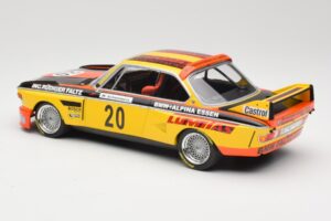 BMW 3.0 CSL E9 #20 BMW Faltz Alpina W. Werner / H. Schommers Norisring Trophy 1974 Minichamps 1:18 155742620 Metal — billede 5 af 6