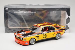 BMW 3.0 CSL E9 #20 BMW Faltz Alpina W. Werner / H. Schommers Norisring Trophy 1974 Minichamps 1:18 155742620 Metal — billede 6 af 6