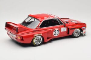 BMW 3.0 CSL E9 #23 Faltz Alpina A. de Fierlant / H. Grohs Zandvoort Trophy 1975 Minichamps 1:18 155752623 Metal — billede 2 af 6