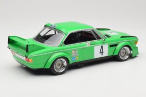 BMW 3.0 CSL E9 #4 Jolly Club Milano C. Finotto / C. Facetti Winners ETCC Zandvoort 1979 Minichamps 1:18 155792504 Metal — billede 2 af 6