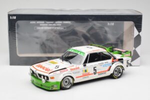 BMW 3.0 CSL E9 #5 Assoc Interim J-C. Chavan / A. Detrin Winners 24 Hours of Spa 1976 Minichamps 1:18 155762505 Metal — billede 6 af 6