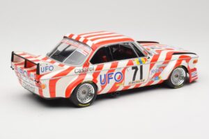 BMW 3.0 CSL E9 #71 Luigi Racing P. Xhenceval / J. Dieudonné 24 Hours of Le Mans 1977 Minichamps 1:18 155772571 Metal — billede 2 af 6