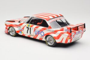 BMW 3.0 CSL E9 #71 Luigi Racing P. Xhenceval / J. Dieudonné 24 Hours of Le Mans 1977 Minichamps 1:18 155772571 Metal — billede 5 af 6