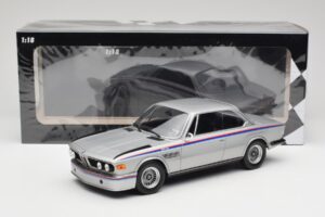 BMW 3.0 CSL E9 Polaris Silver Minichamps 1:18 155028135 Metal — billede 6 af 6