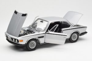 BMW 3.0 CSL E9 Sølv Minichamps 1:18 180029020 Metal — billede 2 af 8