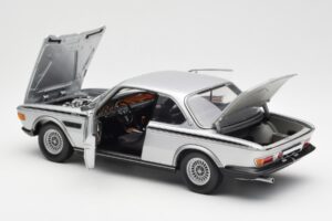 BMW 3.0 CSL E9 Sølv Minichamps 1:18 180029020 Metal — billede 5 af 8