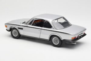 BMW 3.0 CSL E9 Sølv Minichamps 1:18 180029020 Metal — billede 7 af 8