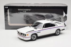 BMW 3.0 CSL E9 Hvid Minichamps 1:18 155028136 Metal — billede 6 af 6