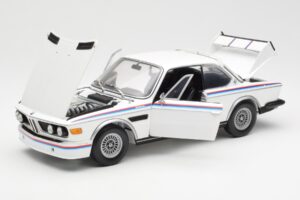 BMW 3.0 CSL E9 Med Spoilersæt Hvid Minichamps 1:18 180029021 Metal — billede 2 af 8