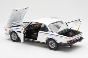 BMW 3.0 CSL E9 Med Spoilersæt Hvid Minichamps 1:18 180029021 Metal — billede 5 af 8