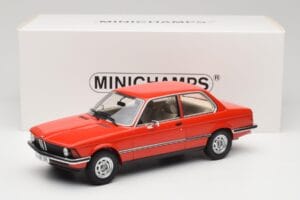 BMW 316 E21 Rød Minichamps 1:18 107024100 Resin — billede 6 af 6