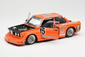 BMW 320i #15 Jägermeister H-J. Stuck Winner DRM Eifelrennen 1977 Minichamps 1:18 180772115 Metal — billede 2 af 8