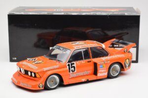 BMW 320i #15 Jägermeister H-J. Stuck Winner DRM Eifelrennen 1977 Minichamps 1:18 180772115 Metal — billede 8 af 8