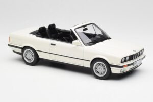BMW 325i E30 Cabriolet Alpine Hvid Norev 1:18 183213 Metal — billede 4 af 6