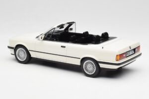 BMW 325i E30 Cabriolet Alpine Hvid Norev 1:18 183213 Metal — billede 5 af 6