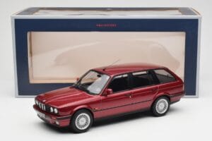 BMW 325i E30 Touring Rød Metallic Norev 1:18 183218 Metal — billede 6 af 6