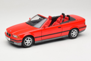 BMW 325i E36 Cabriolet Rød Maisto 1:18 50229 Metal