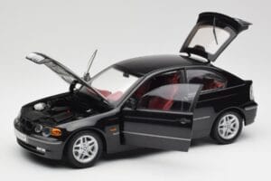 BMW 325Ti Compact E46 Sort Kyosho 1:18 80430024440 Metal — billede 2 af 7