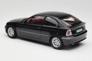 BMW 325Ti Compact E46 Sort Kyosho 1:18 80430024440 Metal — billede 6 af 7