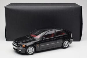 BMW 325Ti Compact E46 Sort Kyosho 1:18 80430024440 Metal — billede 7 af 7