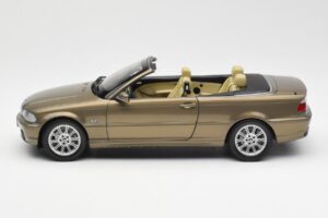 BMW 328Ci E46 Cabriolet Individual Messing Metallic Begrænset Udgave Kyosho 1:18 80430395004 Metal — billede 4 af 8