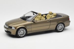 BMW 328Ci E46 Cabriolet Individual Messing Metallic Begrænset Udgave Kyosho 1:18 80430395004 Metal