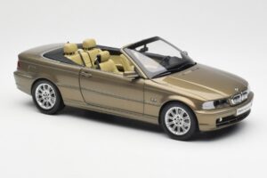 BMW 328Ci E46 Cabriolet Individual Messing Metallic Begrænset Udgave Kyosho 1:18 80430395004 Metal — billede 6 af 8