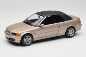 BMW 328i E46 Cabriolet Sand Beige Metallic Kyosho 1:18 80430009756 Metal — billede 3 af 9